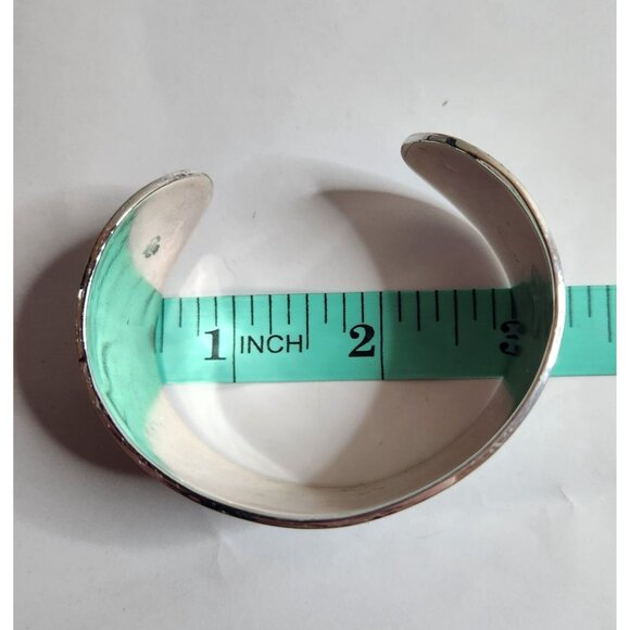 Silver tone Premier Designs Monte Carlo Cuff Bracelet - Picture 4 of 4